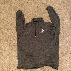 Gray Nike Dri Fit pullover
